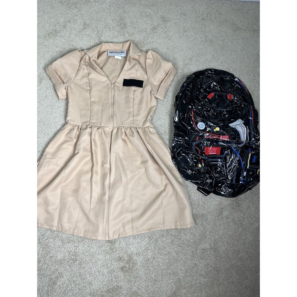 Ghostbusters Costume Sexy Dress Women Size M Inflatable Proton Pack No Name Tag